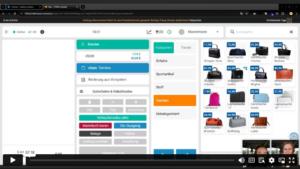 ETRON onRetail Live-Workshop – Aufzeichnung vom 17.10.24

Themen in diesem Workshop: Lagerkorrektur Kasse, Erweiterungen der E-Wallet, Gewicht & Preisprodukte, Auftragswesensschnittstelle zur Kasse, Offenen Posten, Auftragsbezogen bestellen, Preisvergleich Funktion, Produktverpackungen anlegen, Grundpreisauszeichnung, Attribute im Online-Shop aber nicht am Kassenbon, Handscanner Konfiguration für Varianten-Artikel Barcodes, Zusätzlichen Produkt-Tags bei Varianten, Erweiterungen DATEV Modul, Webshop Altersüberprüfung, Banner Webshop, Kassen-Kategorien